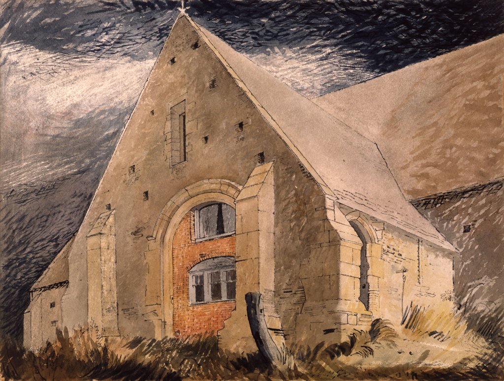 Detail of The Tithe Barn, Great Coxwell by John Piper
