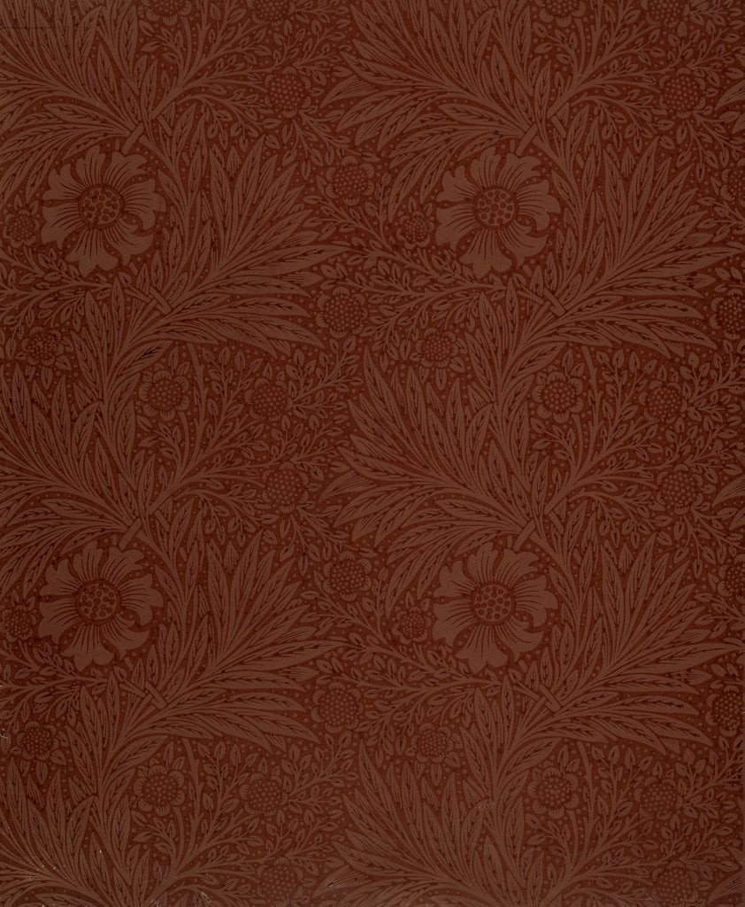 Detail of Marigold wallpaper by William Morris