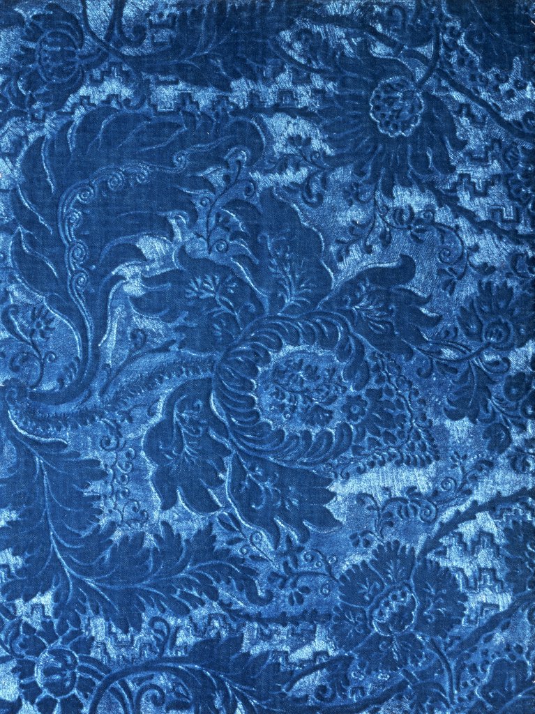 Detail of Utrecht Velvet furnishing fabric by Marshall Morris