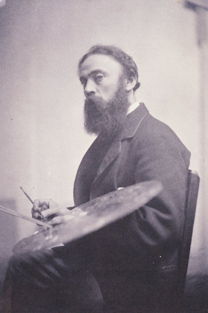 Detail of Albert Joseph Moore by Frederick Hollyer
