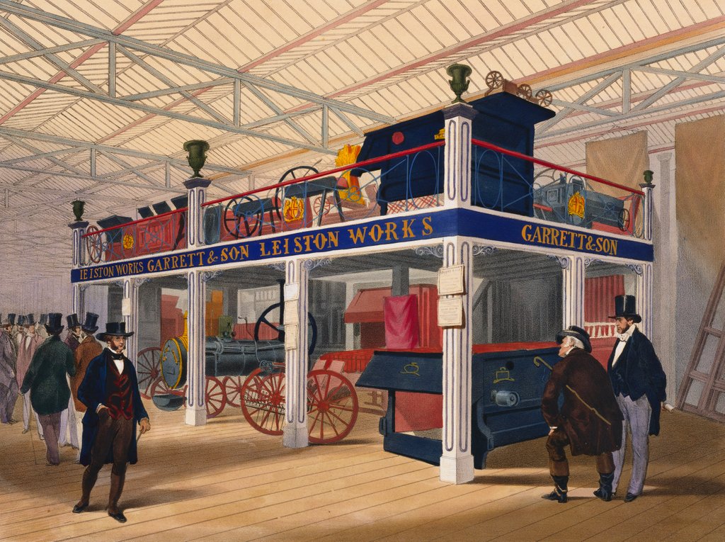 Detail of The Agricultural Court, The Great Exhibition by Unknown