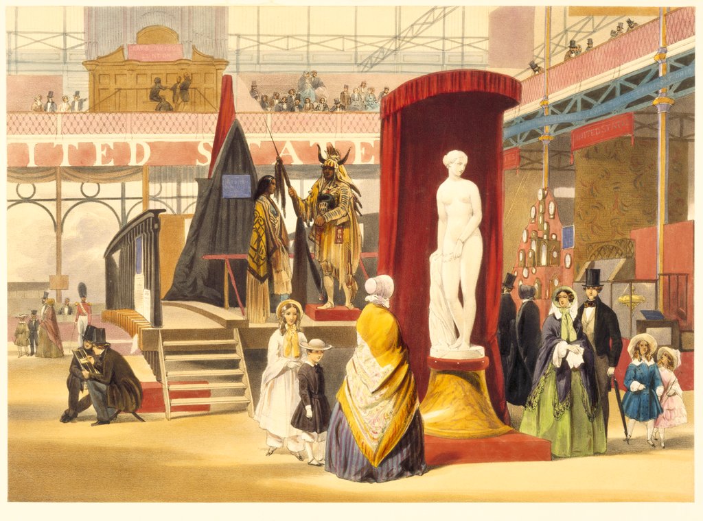 Detail of View of the Great Exhibition 1851 by John Absalom