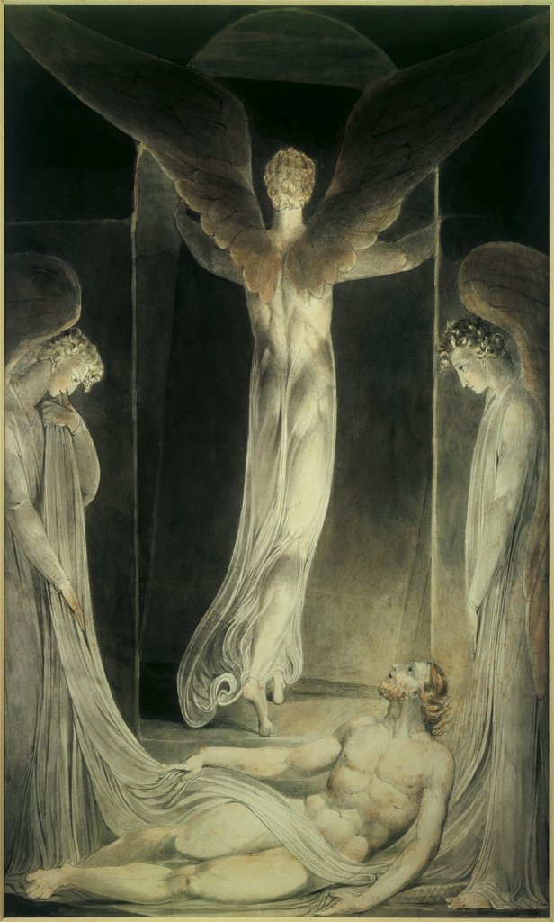 Detail of The Resurrection by William Blake