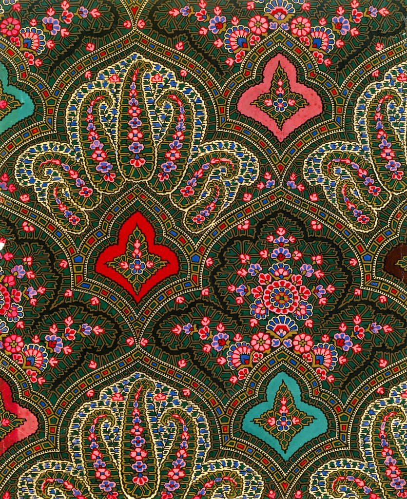Detail of Design for printed shawl fabric by George Charles Haité