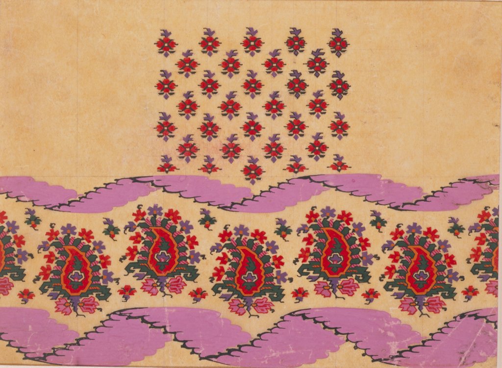 Detail of Textile design by George Haité