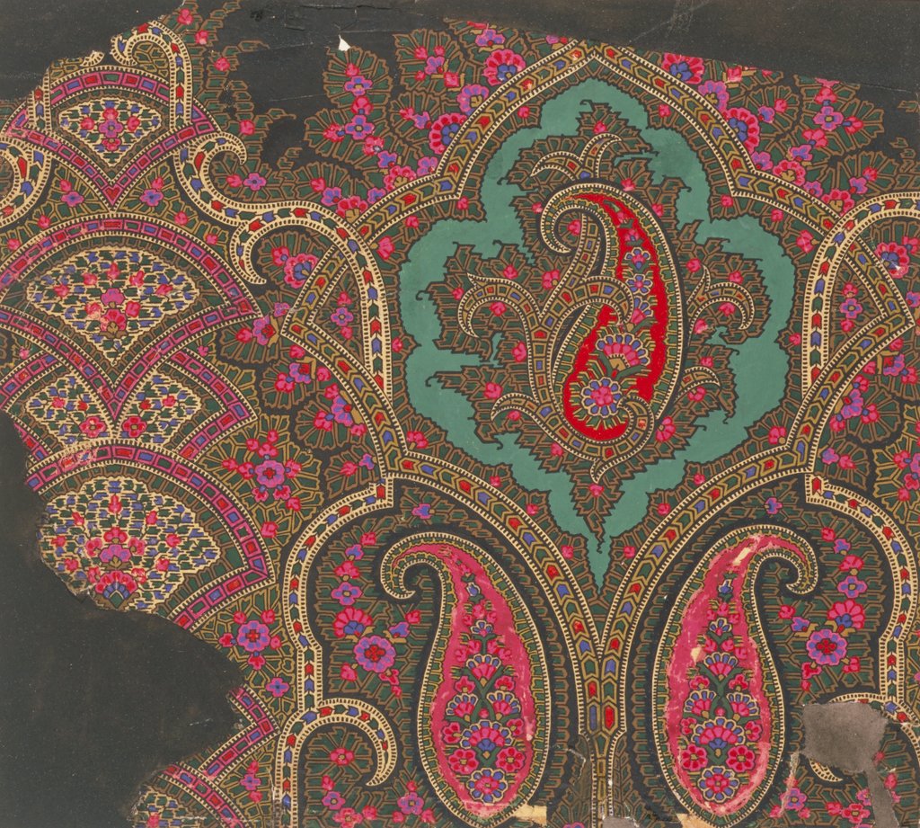Detail of Textile design by George Haité
