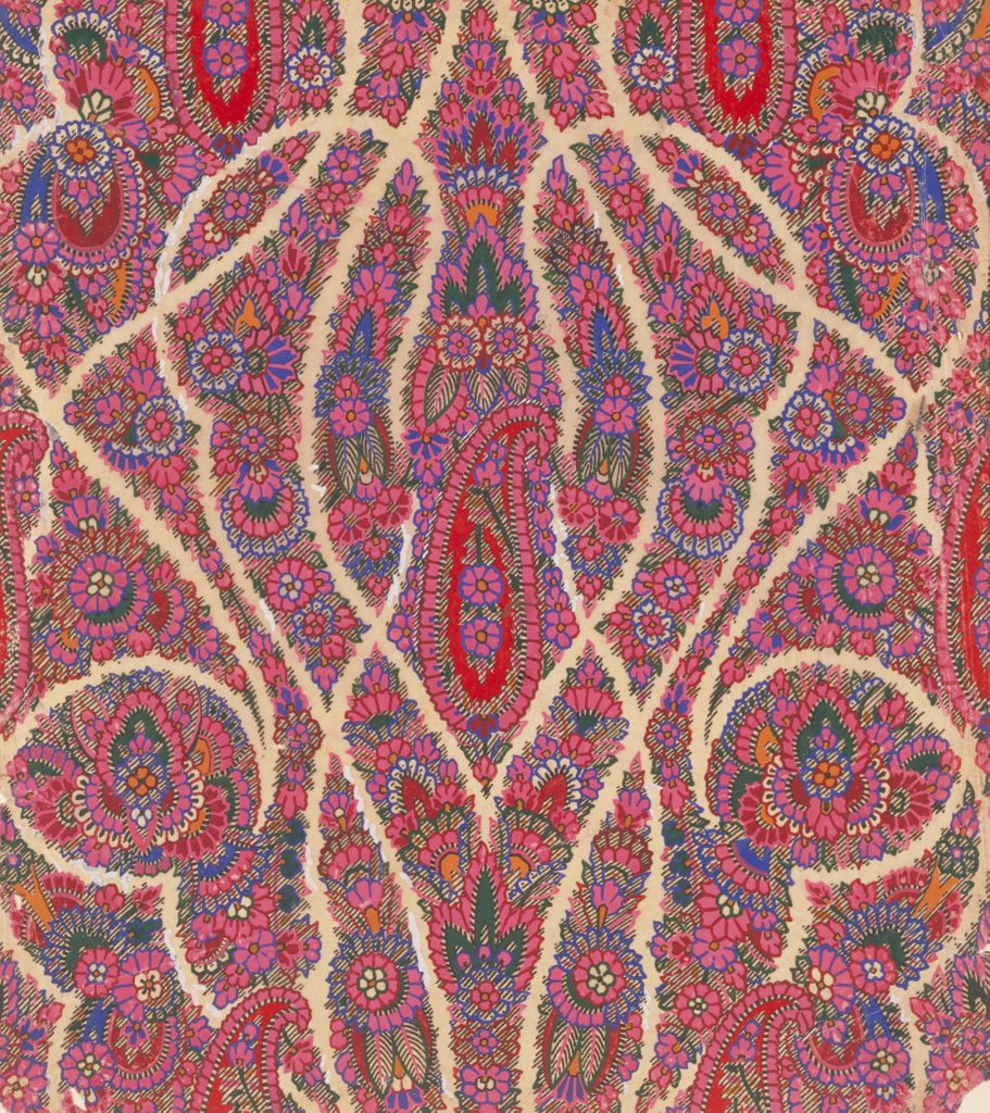 Detail of Textile design by George Haité