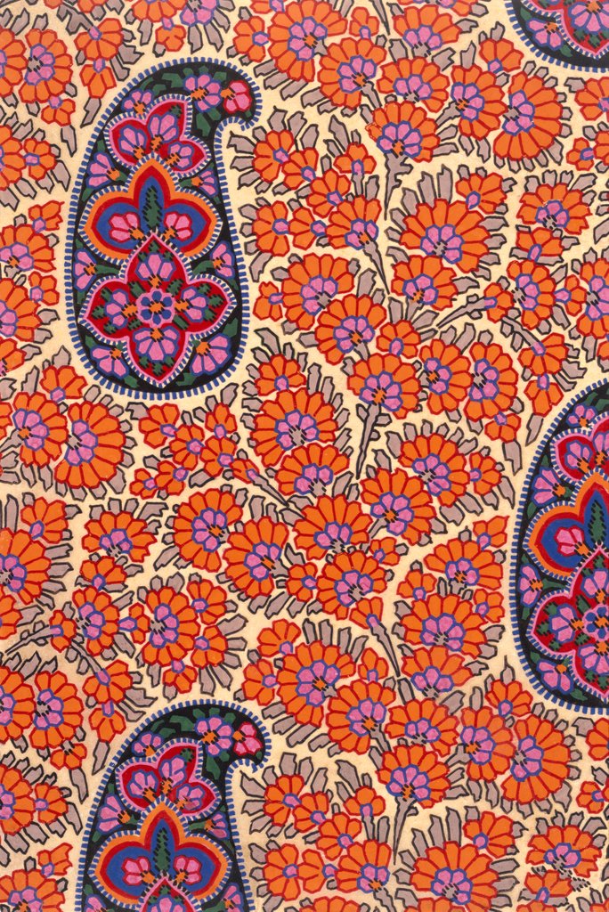 Detail of Textile design by George Haité