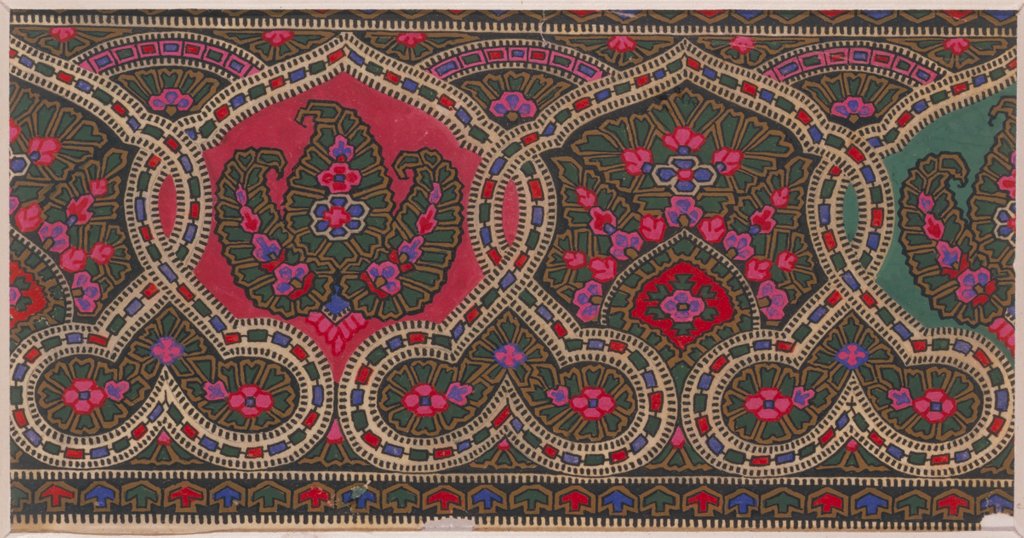 Detail of Textile design by George Haité