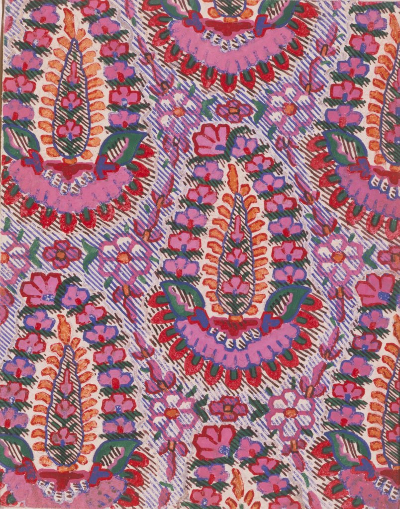 Detail of Textile design by George Haité