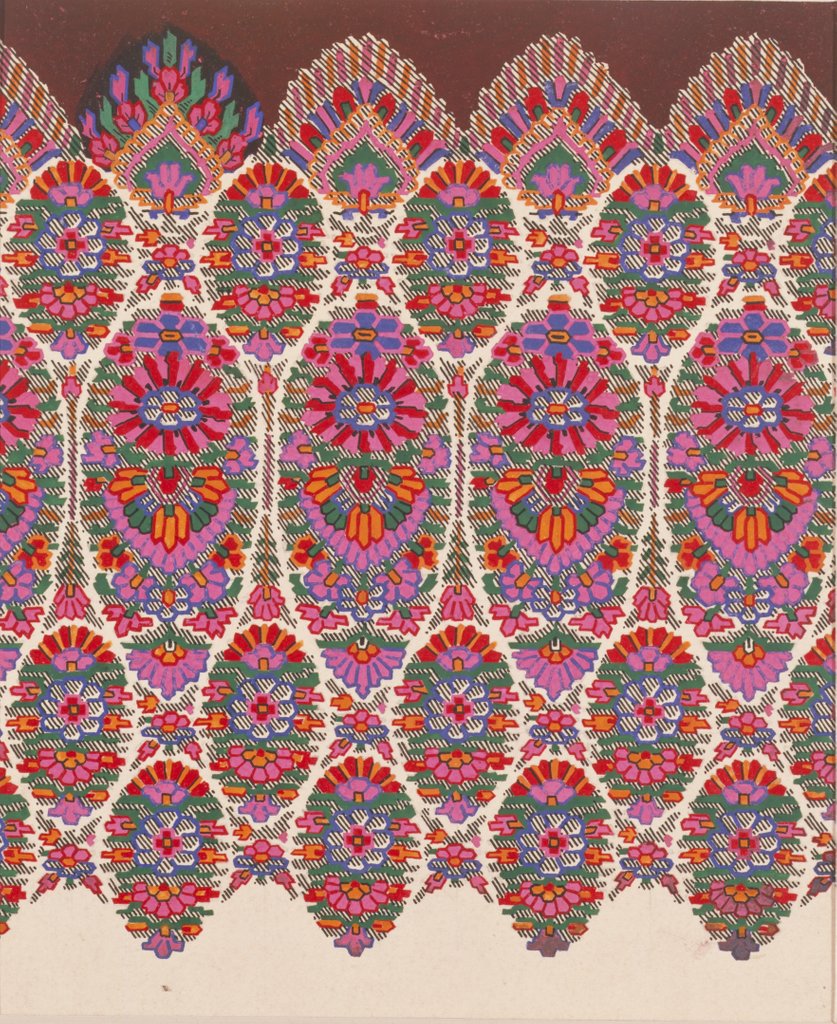 Detail of Textile design by George Haité