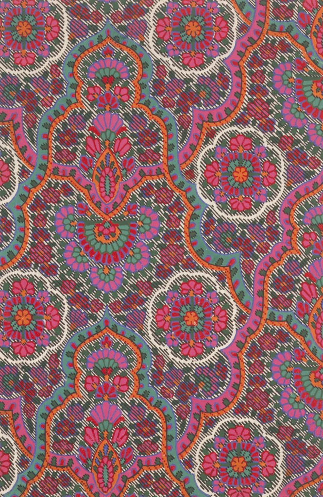Detail of Textile design by George Haité