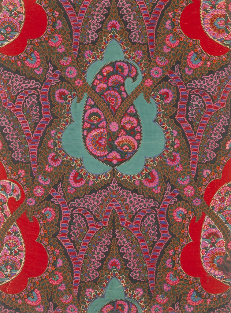 Detail of Textile design by George Haité