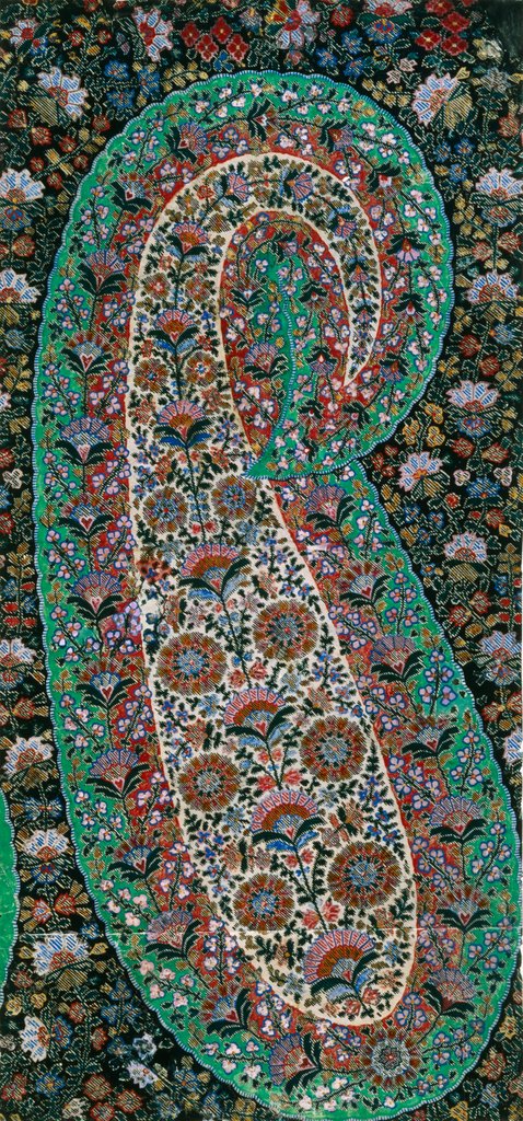 Detail of Textile design by George Charles Haite