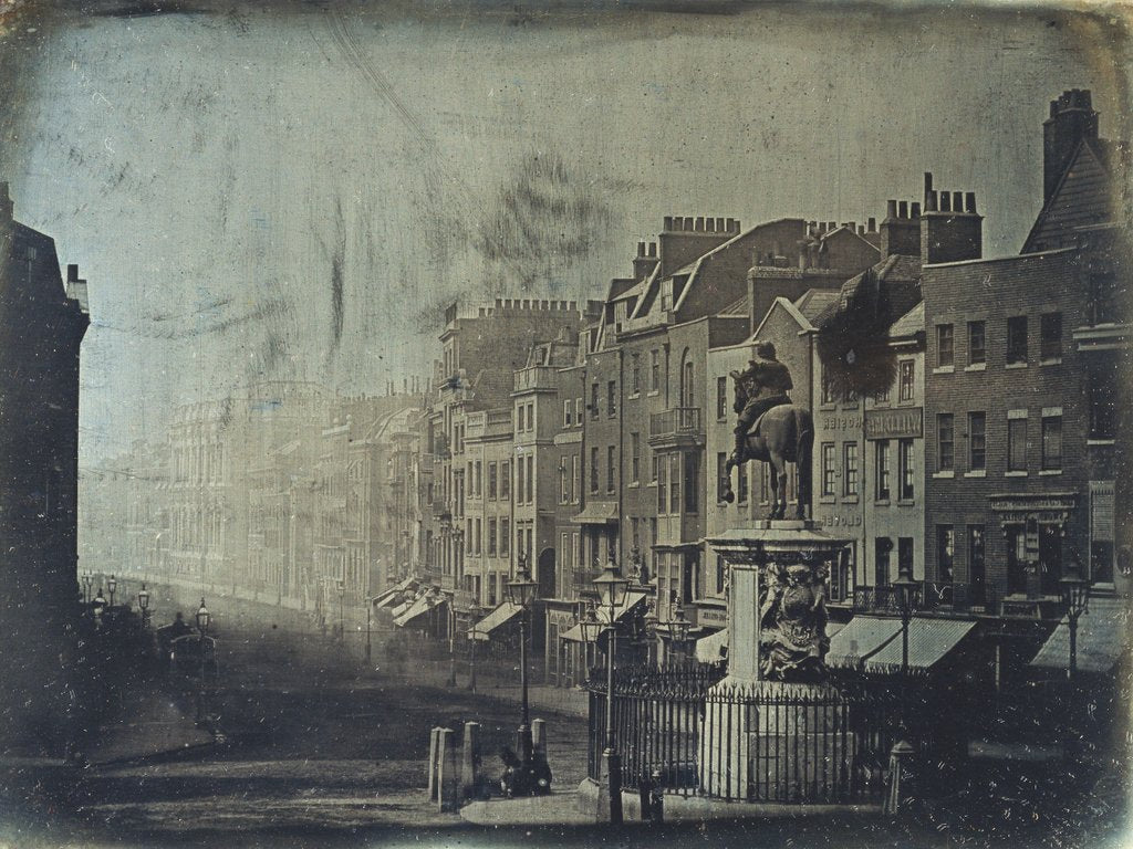 Detail of Parliament Street from Trafalgar Square by M. de St. Croix