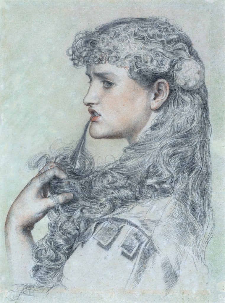 Detail of Proud Masie by Frederick Sandys