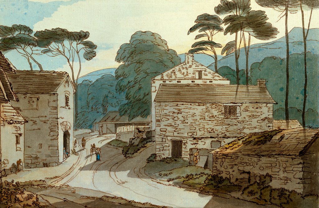 Detail of Part of Ambleside by Francis Towne