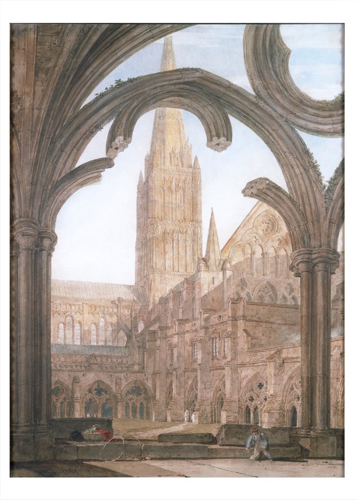 Detail of Salisbury Cathedral by Joseph Mallord William Turner