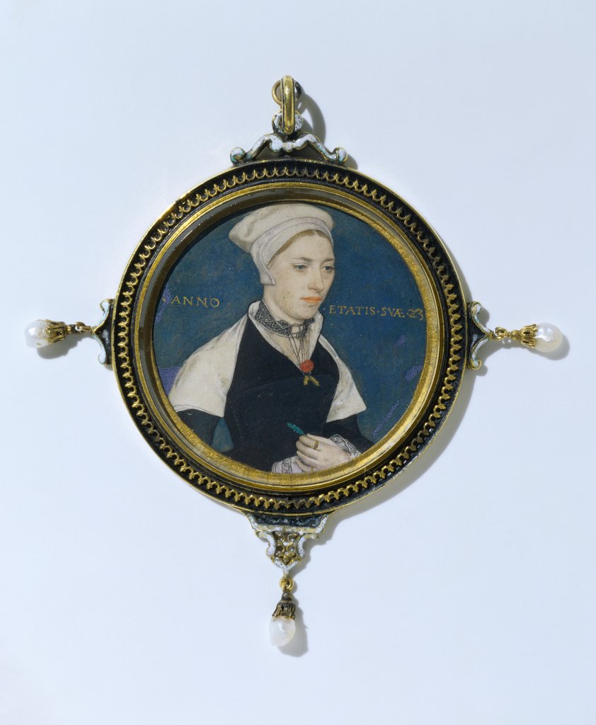 Detail of Mrs Jane Small by Hans Holbein