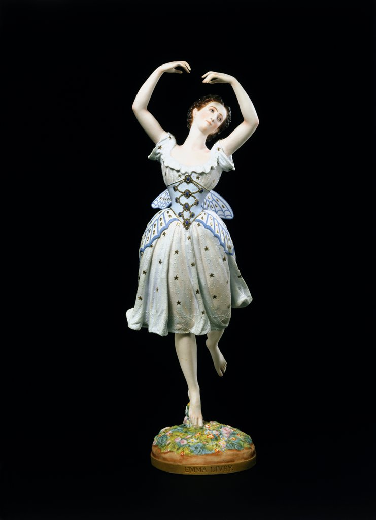 Detail of Emma Livrey by Jean Auguste Barre