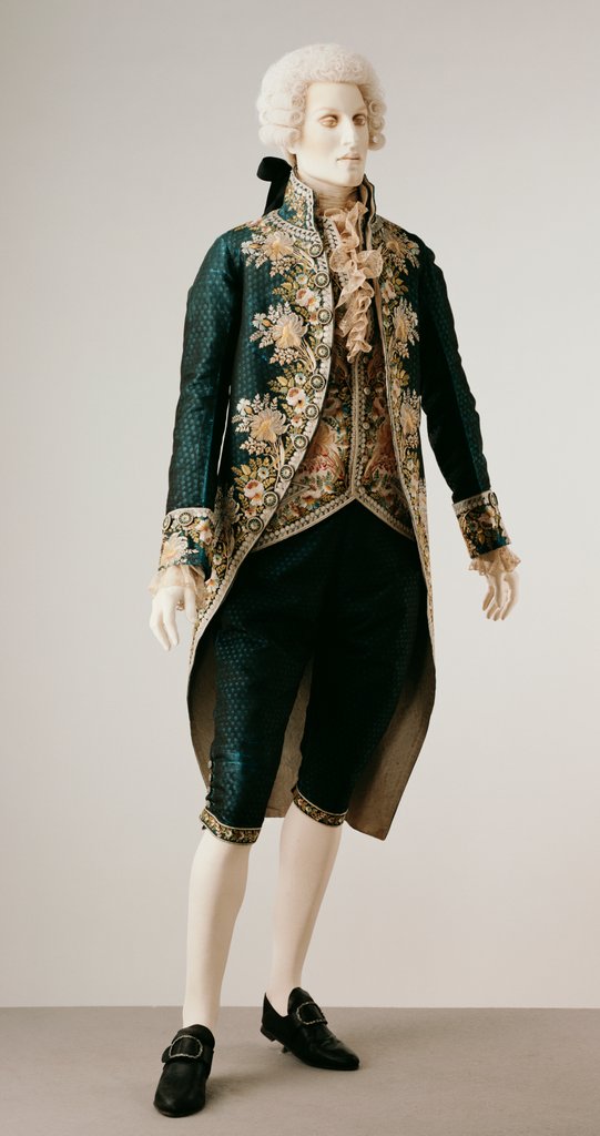 Detail of Full dress suit. France, 18th century by Unknown