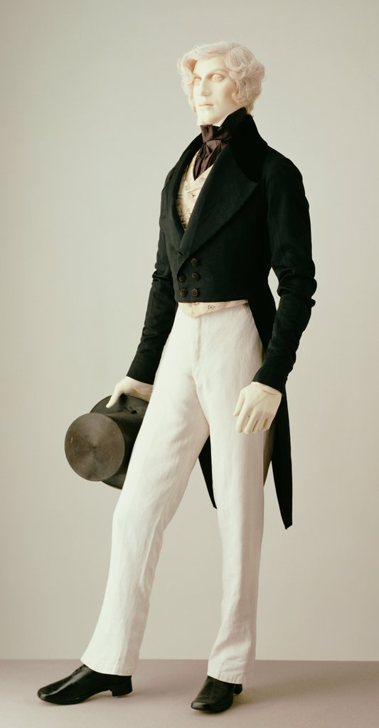 Detail of Ensemble of dress coat. Europe, early 19th century by unknown