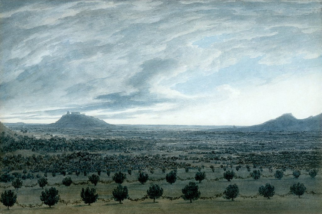 Detail of View from Mirabella by John Robert Cozens