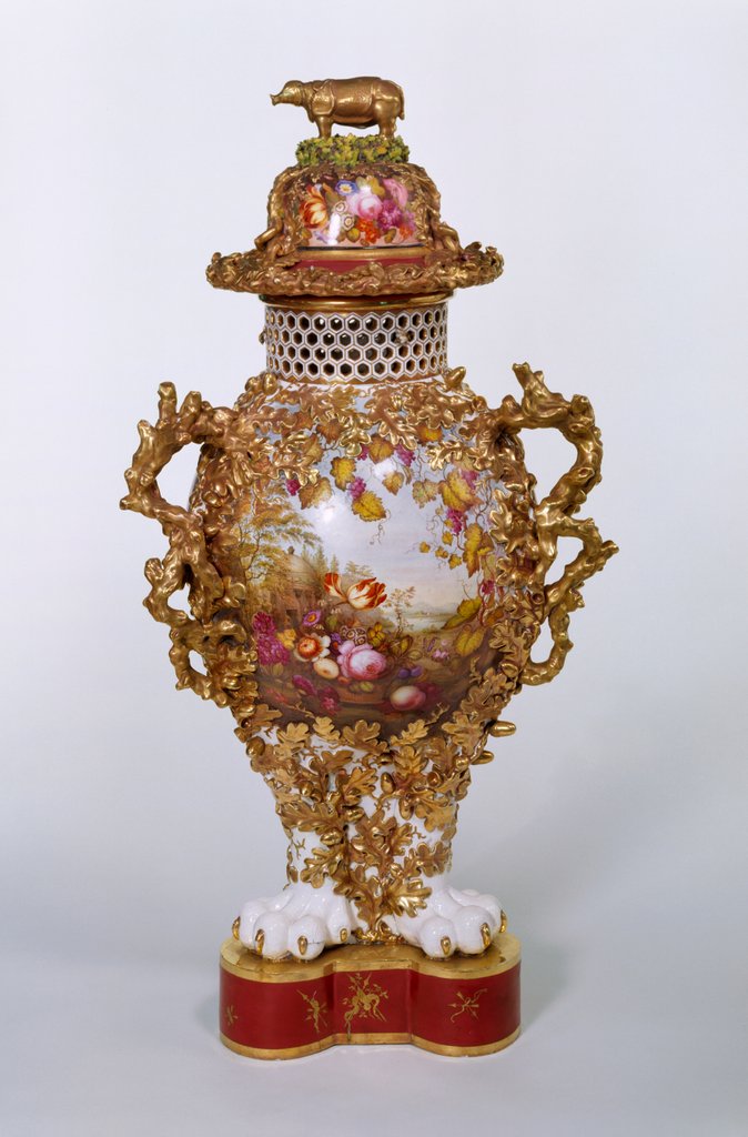 Detail of Vase and Cover by Anonymous
