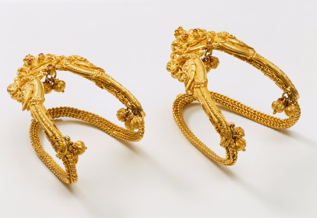 Detail of Pair of Armlets. South India, c.18th century by Unknown