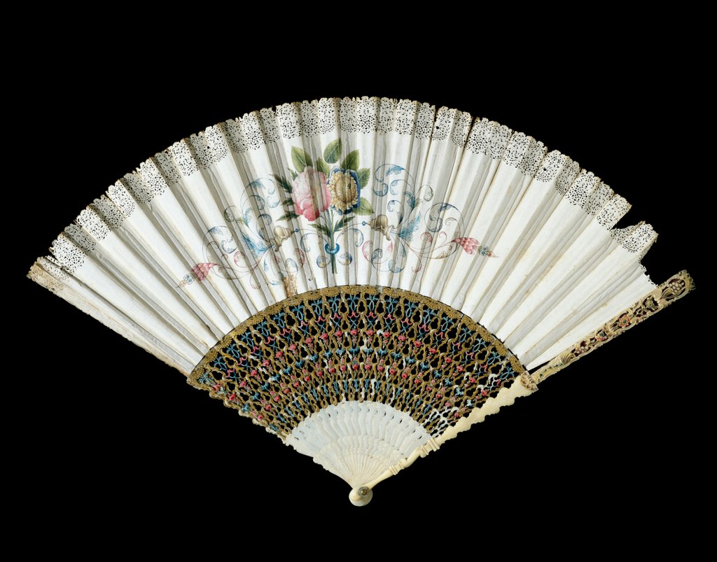 Detail of Fan. Netherlands, 17th-18th century by Unknown