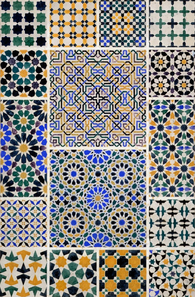 Detail of Plate from The Grammar of Ornament by Owen Jones