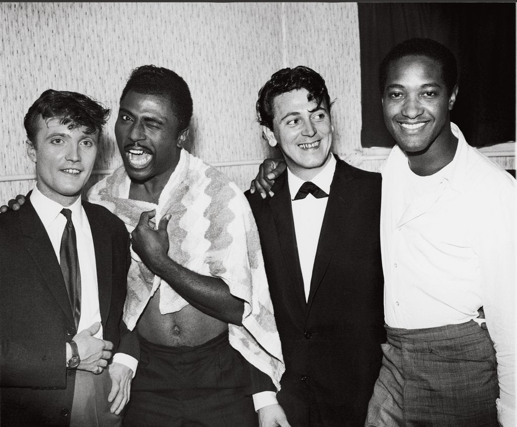 Detail of Jet Harris, Little Richard, Gene Vincent and Sam Cooke by Harry Hammond