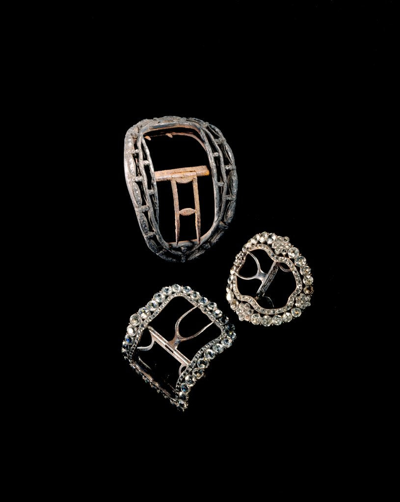 Detail of Shoe buckles by Unknown