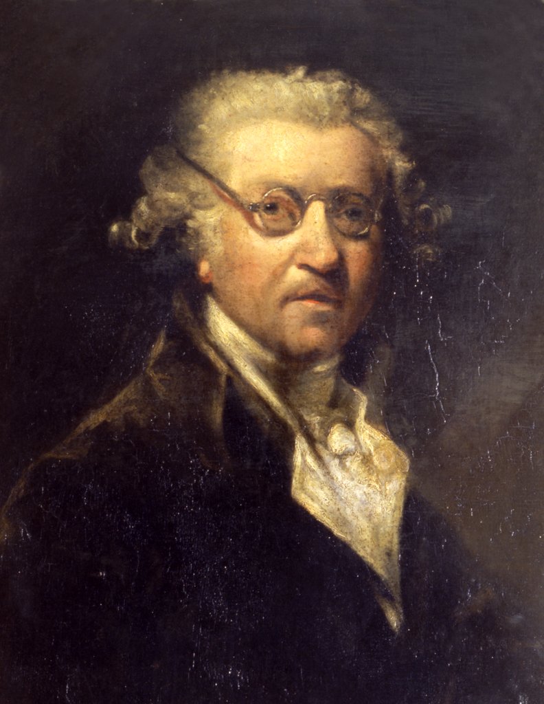 Detail of Sir Joshua Reynolds by James Northcote
