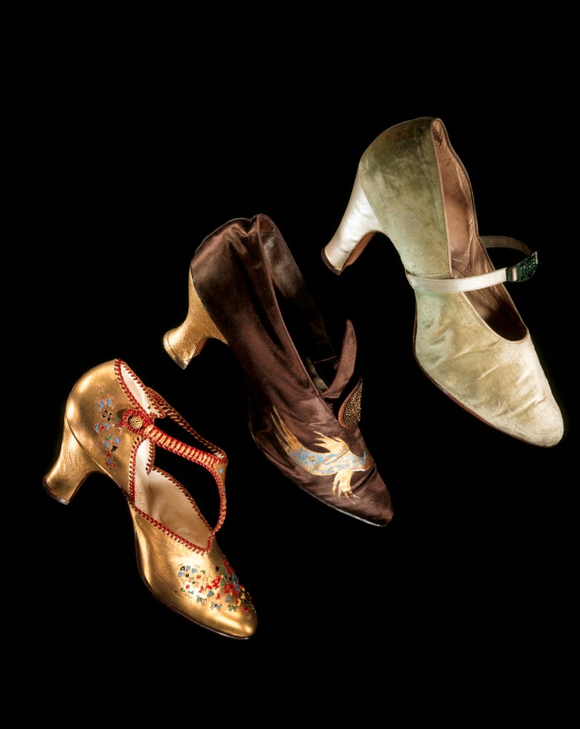 Detail of Woman's shoes. Britain and Monaco, early 20th century by Unknown