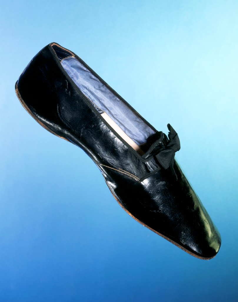 Detail of Man's court shoe. Germany, 1851 by Unknown