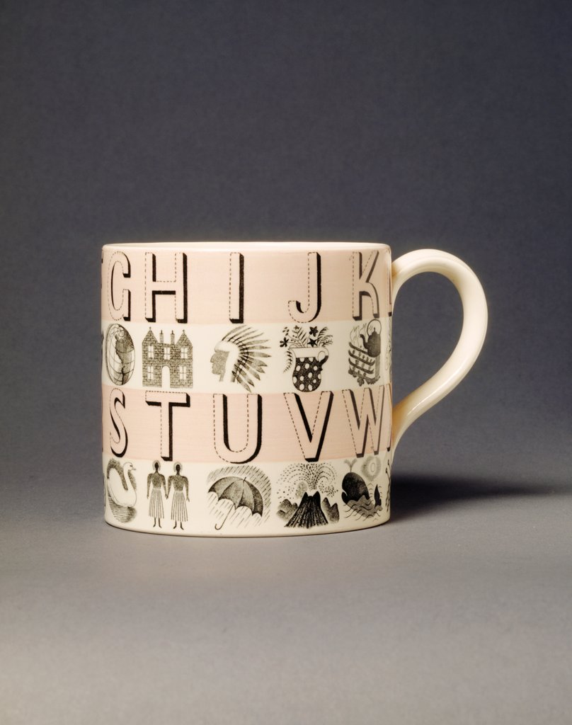 Detail of Mug by Eric Ravilious
