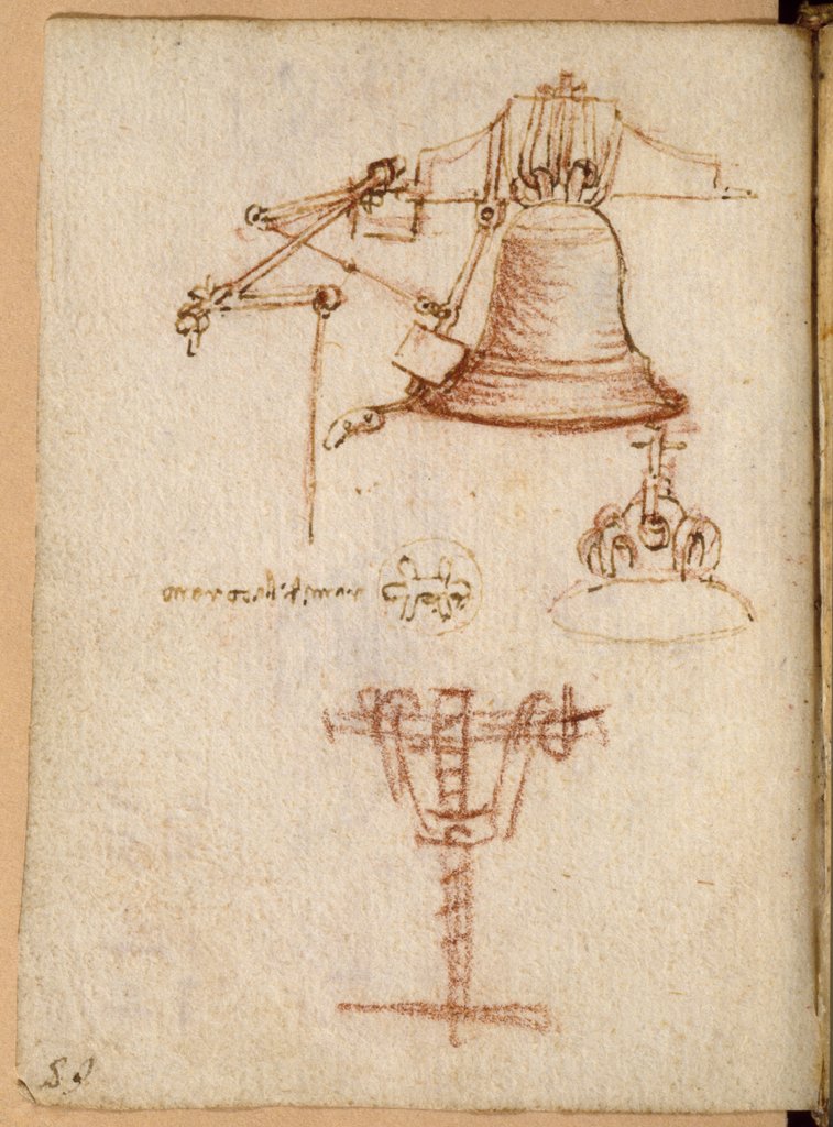 Detail of Forster Codex II by Leonardo da Vinci