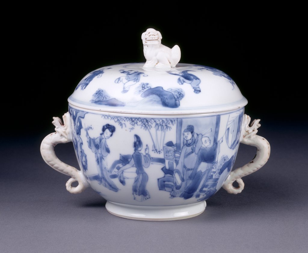 Detail of Lidded bowl by Unknown