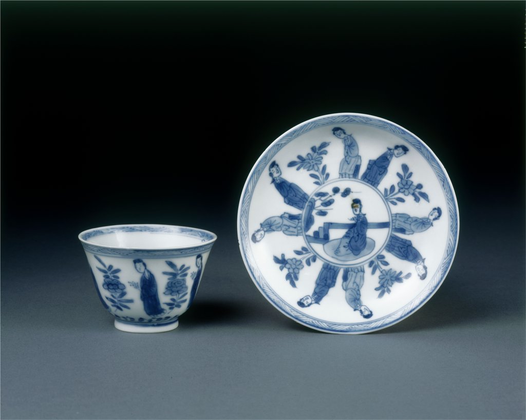 Detail of Cup and saucer. China, Kangxi period, c. 1662-1722 by unknown