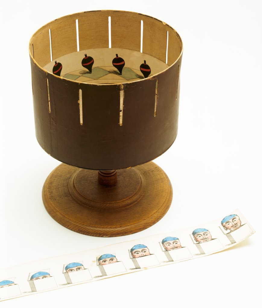 Detail of Zoetrope by Milton Bradley & Co.