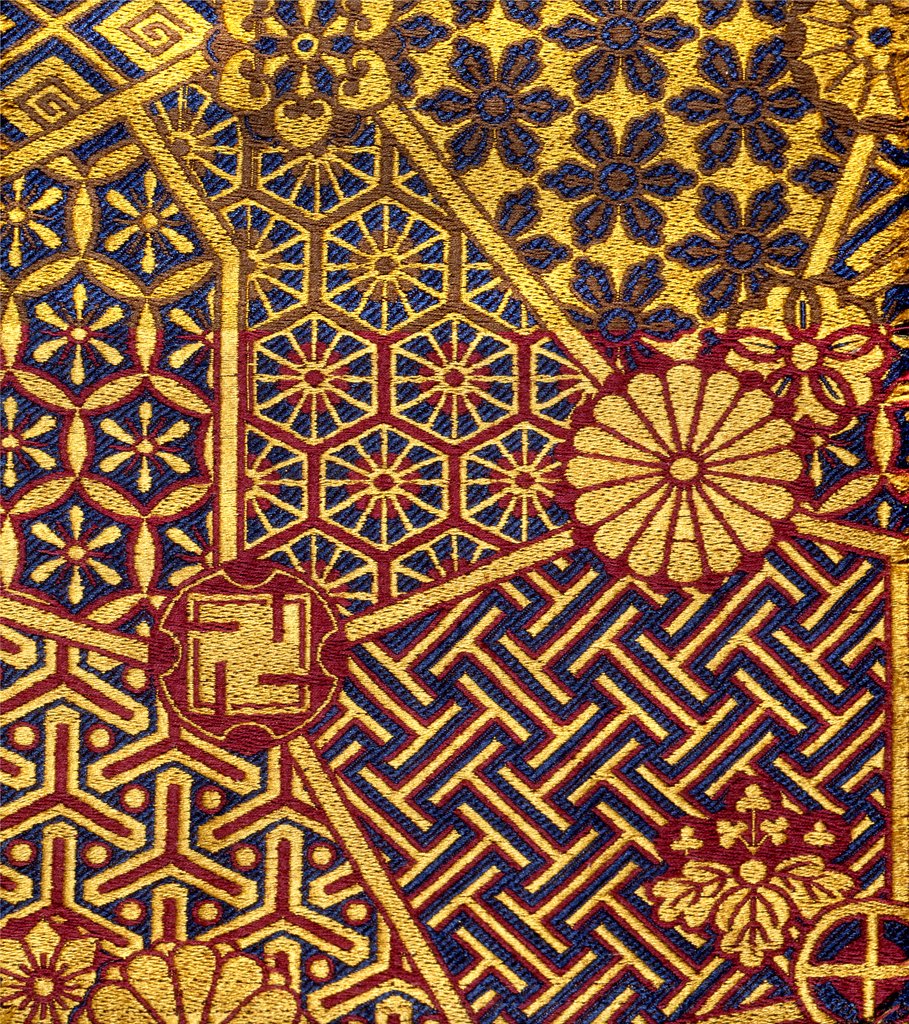 Detail of Furnishing fabric by Edward William Godwin