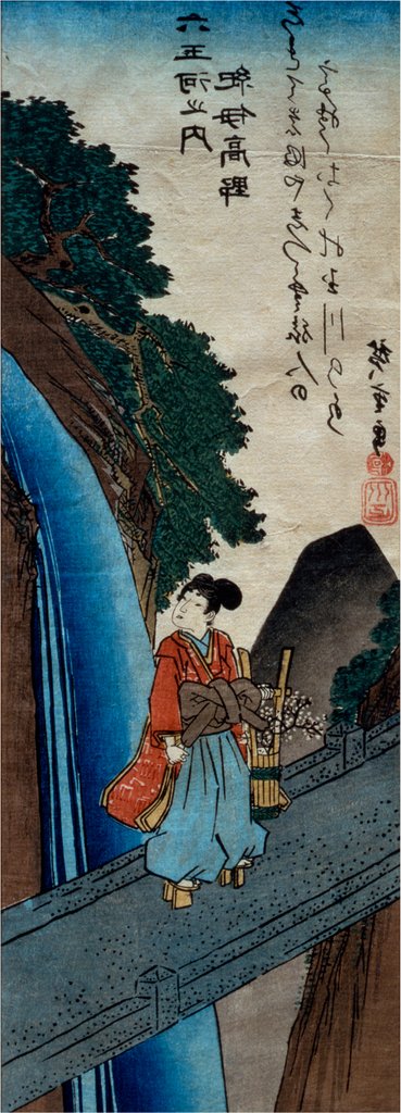 Detail of The Six Famous Rivers by Utagawa Hiroshige I