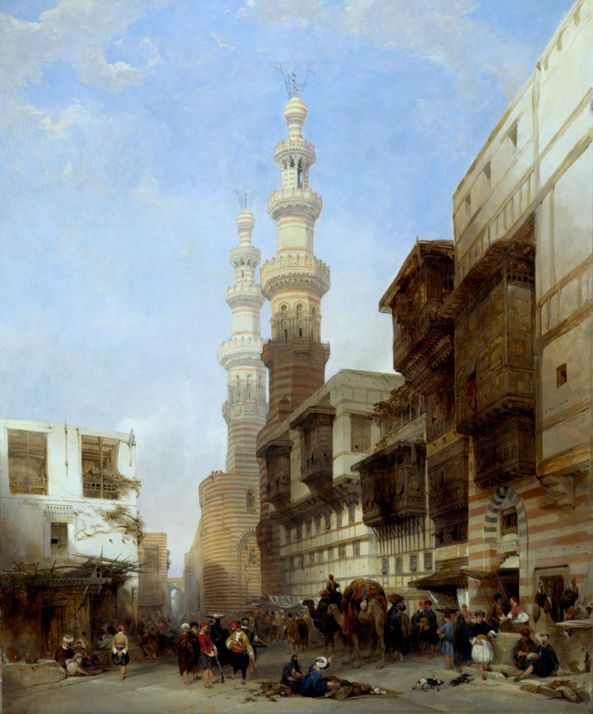 Detail of The Gate of Metawalea by David Roberts