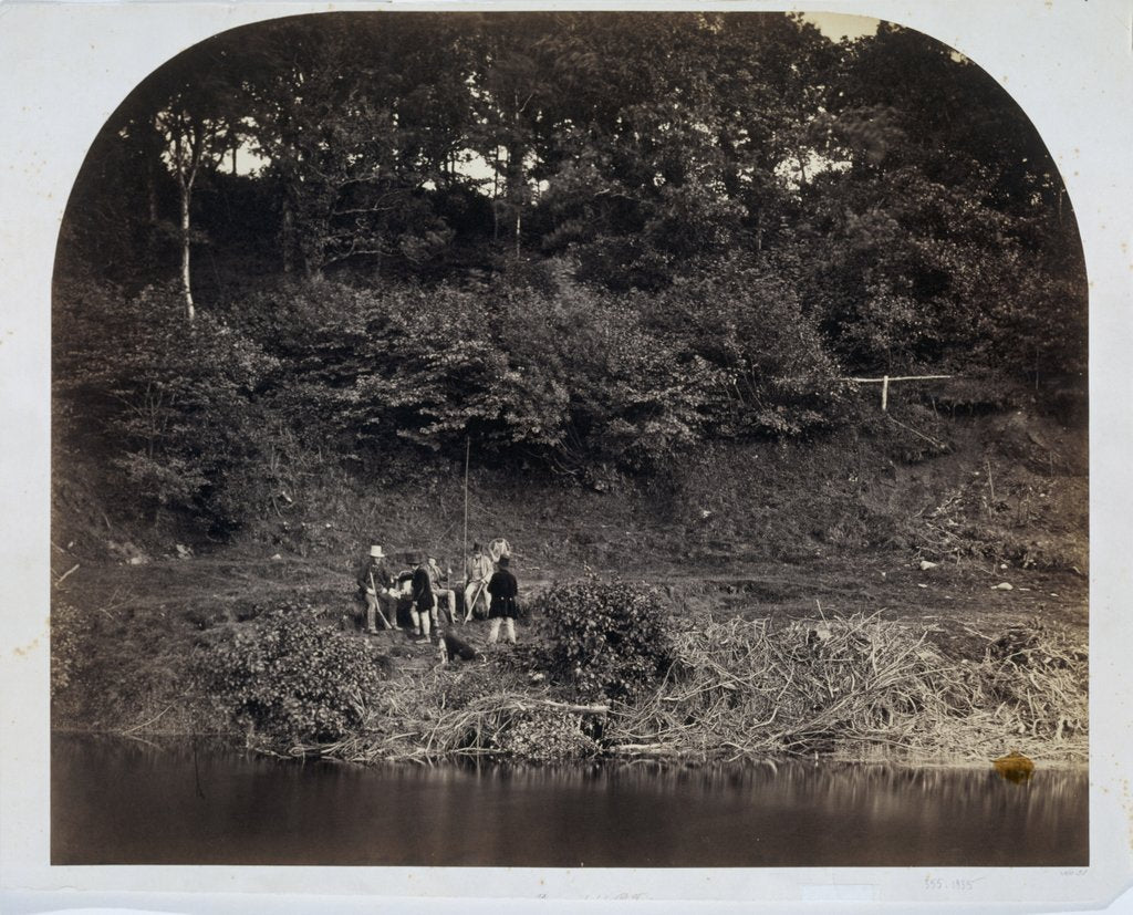 Detail of Ribbleside Keepers Rest by Roger Fenton