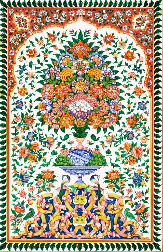 Detail of Design for wall painting by Unknown