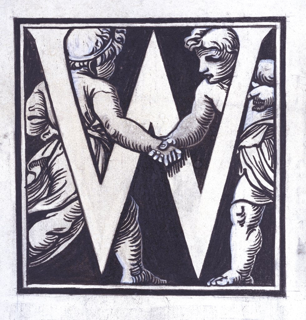 Detail of W by Godfrey Sykes