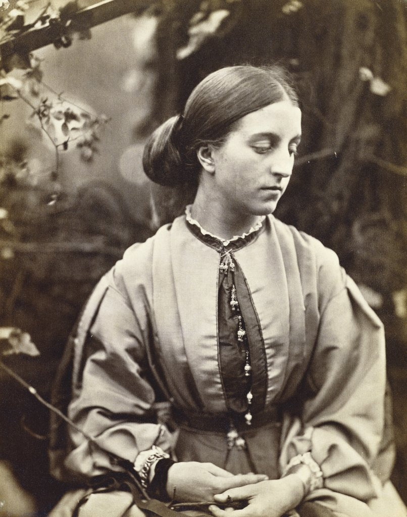 Detail of Lady Adelaide Talbot by Julia Margaret Cameron