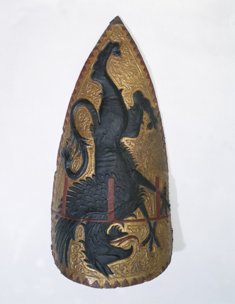 Detail of The Villani family arms tournament shield. Florence, Italy, 15th century by Unknown