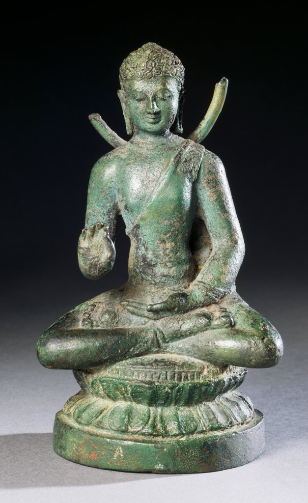 Detail of Buddha Sakyamuni. Indonesia, 9th-10th centuries by Unknown